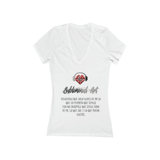 Subliminal Art V-Neck Tee