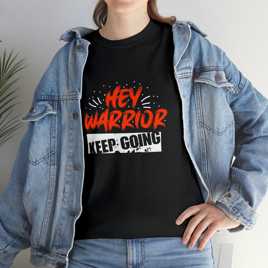 Unisex Heavy Cotton Tee - Hey Warrior